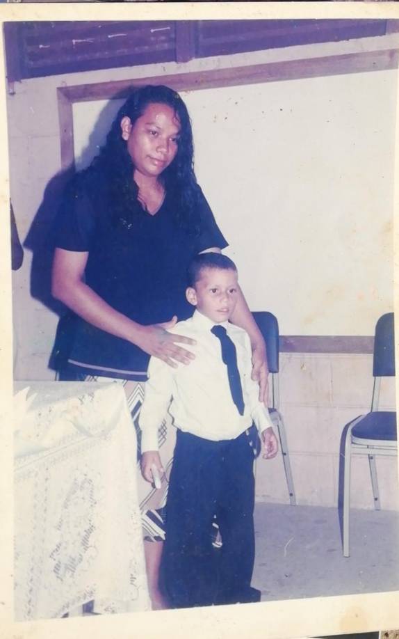 Una foto del album familiar de Ivor cuando salía del Kinder.