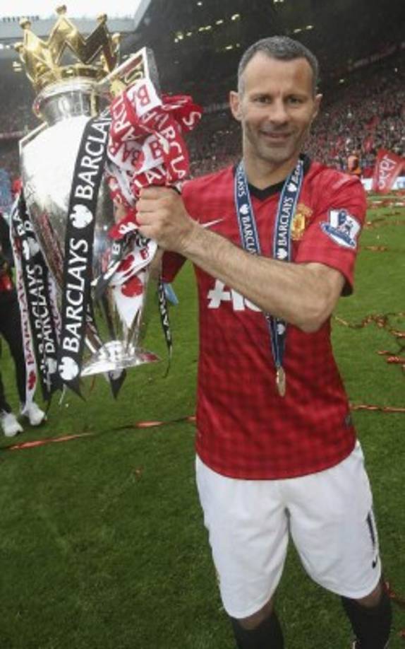 3. Ryan Giggs (Manchester United) 36 títulos.