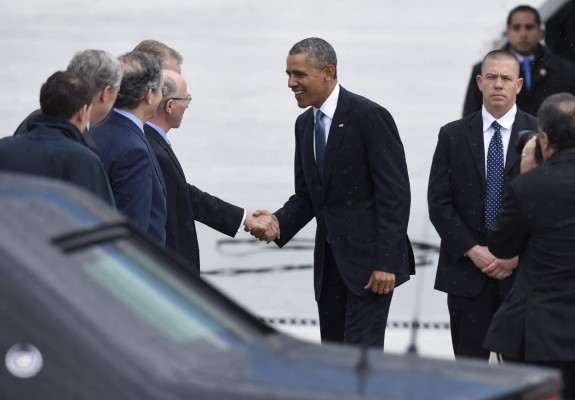 Presidente Obama llega a Bruselas para cumbre del G7