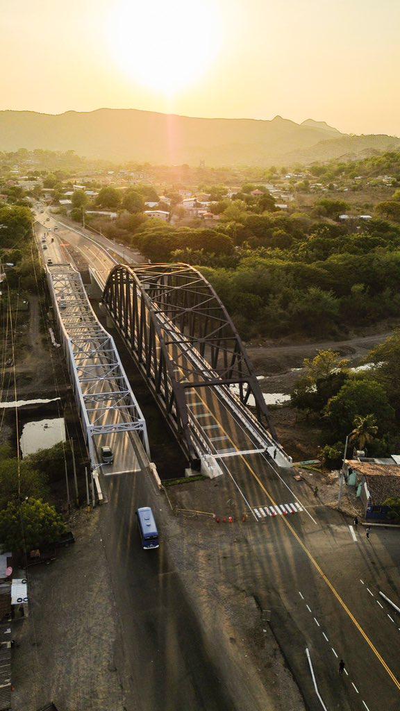 Guacirope, el puente de 160 metros reconstruido en el sur de Honduras
