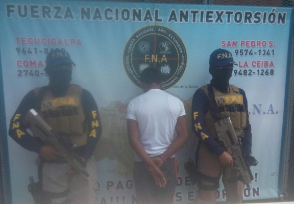 Cae menor de 15 años acusado de extorsión en Tegucigalpa