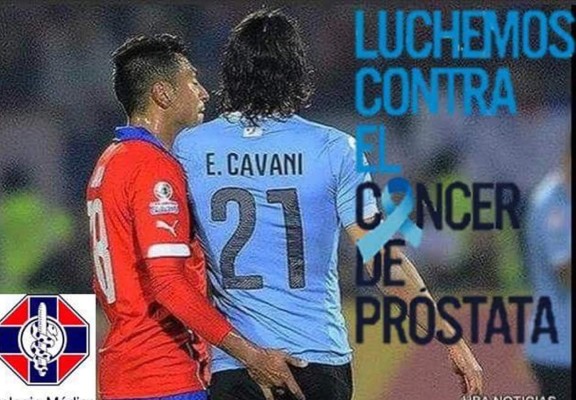 Los memes del incidente de Jara y Cavani