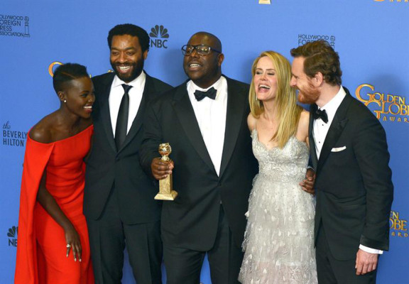 American Huster y 12 años de Esclavitud ganan Globos de Oro