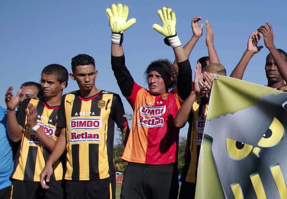 Kevin Hernández regresó a la portería del Real España