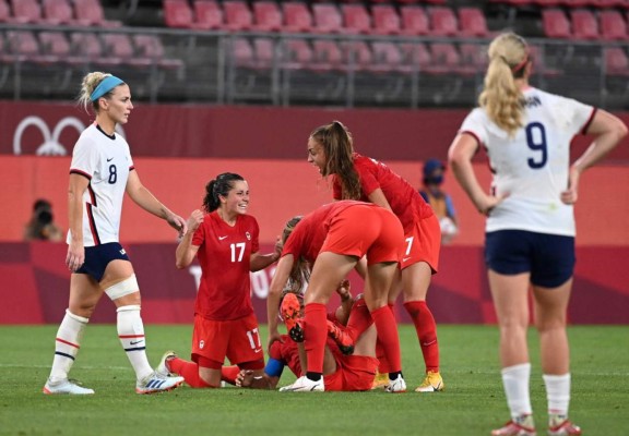 Sorpresa: Canadá elimina a EUA y avanza a la final en el fútbol femenino de Tokio 2020