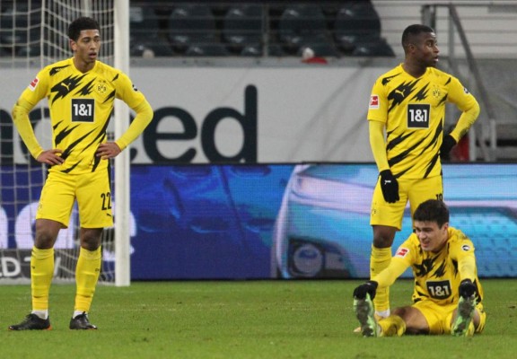 El Dortmund, sin Haaland, no pasa de un empate ante el Eintracht