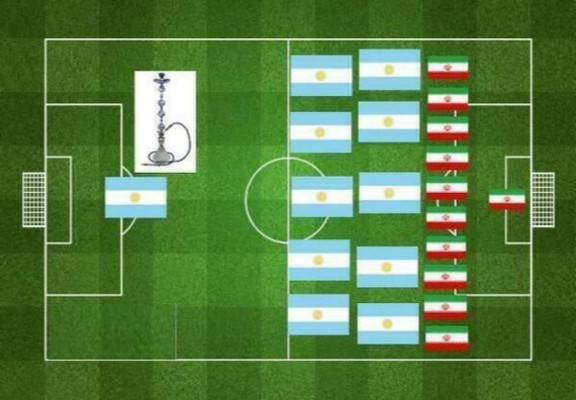 Memes de la dudosa victoria de Argentina contra Irán