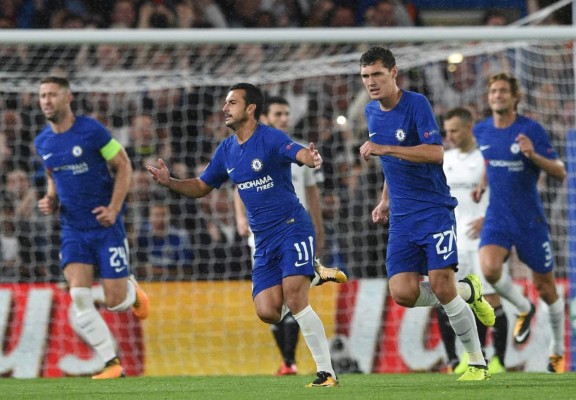 El Chelsea propina goleada en su regreso a la Champions League