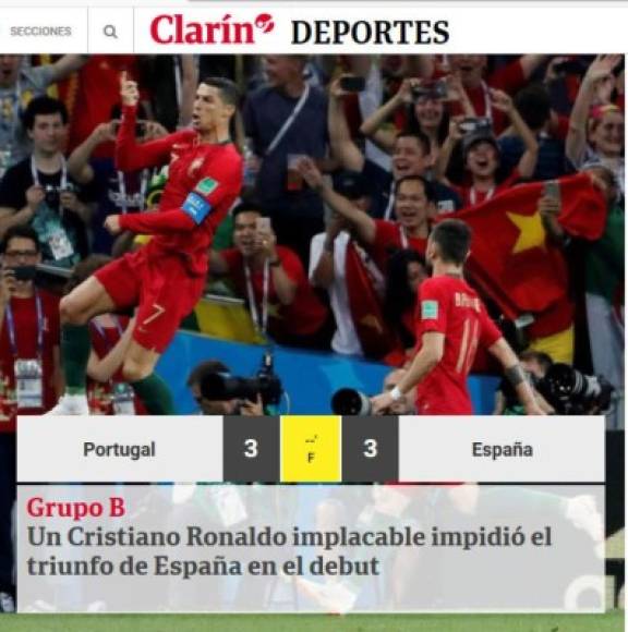 El Clarín de Argentina.