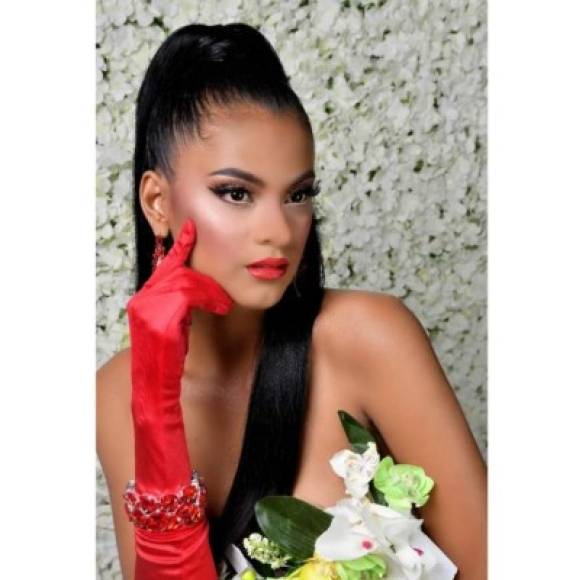 La exótica Miss Honduras Mundo 2021.