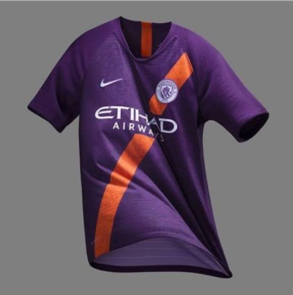 La tercera camiseta del Manchester City para la temporada 2018-19.