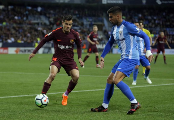 ¡Sin Messi! El Barcelona supera al Málaga y se consolida en la cima