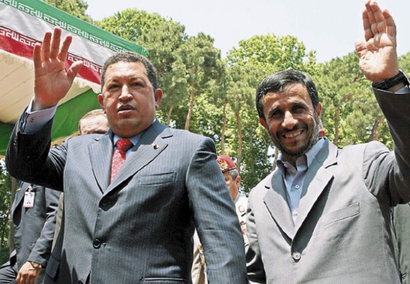 Chávez se reúne con el presidente iraní