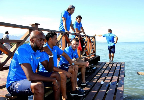 Jugadores del Honduras Progreso se fueron de pesca