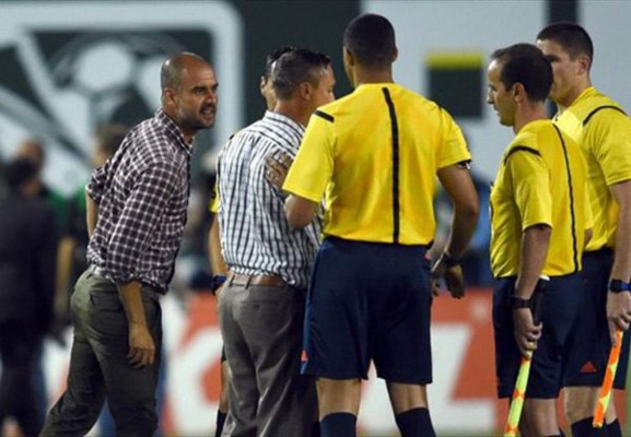 Pep Guardiola negó el saludo a su colega Caleb Porter