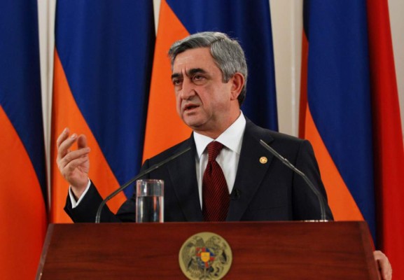 Renuncia el primer ministro armenio Serzh Sarkisian