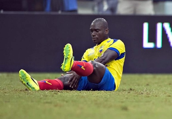 Segundo Castillo, baja para Ecuador en el Mundial de Brasil