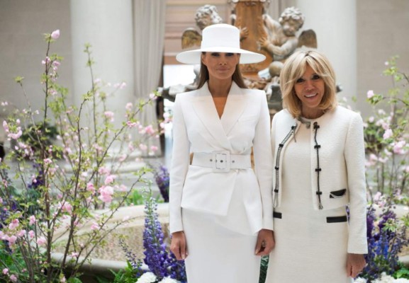 Brigitte Macron revela que Melania Trump no puede salir de la Casa Blanca