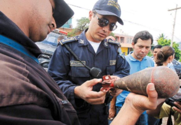 Encuentran granada de la Segunda Guerra Mundial