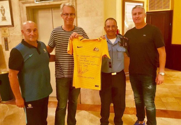 El noble gesto de la Selección de Australia antes de abandonar Honduras