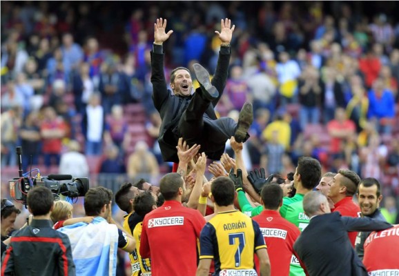'Ole, ole, ole, Cholo Simeone', campeón como jugador y como entrenador