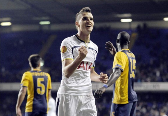 Video: Golazo de rabona de Erik Lamela desde afuera del área