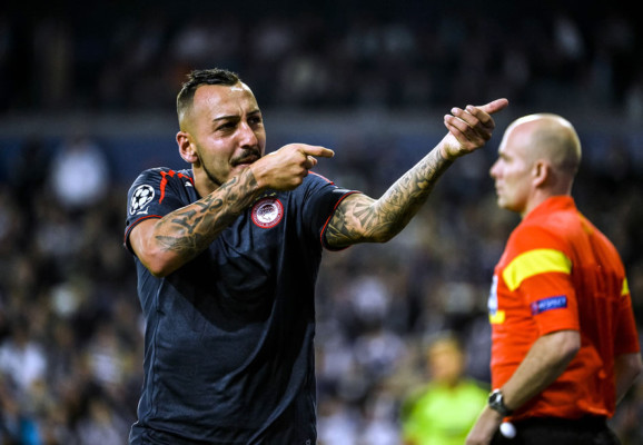 Sorpresiva goleada del Olympiacos ante Anderlecht en Bruselas