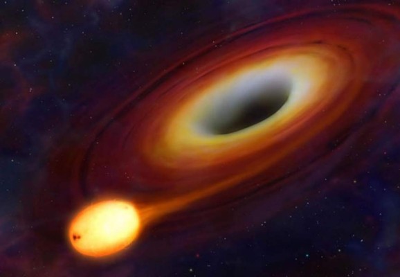 Hallan agujero negro 21 mil millones de veces más grande que el sol