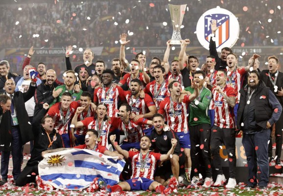 Atlético golea al Marsella y se consagra campeón de Europa League