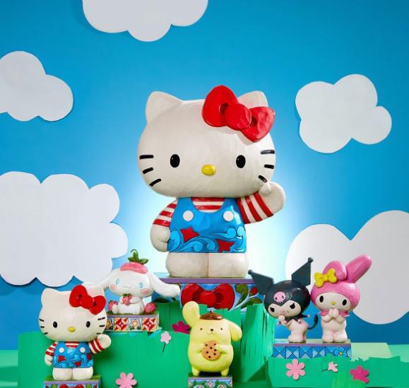 La empresa Sanrio desarrolló también a los personajes conocidos Coro Chan, My Melody, Kuromi, Cinnamoroll, Keroppi o Pompompurin, aunque su nombre original es Kitty White.