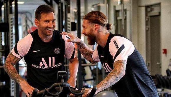 Lionel Messi y Sergio Ramos llegaron como refuerzos al PSG.