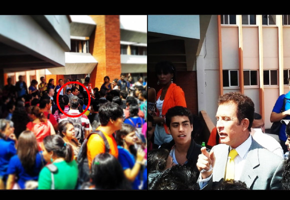 Foro termina en zafarrancho entre Nasralla y Andrés Pavón