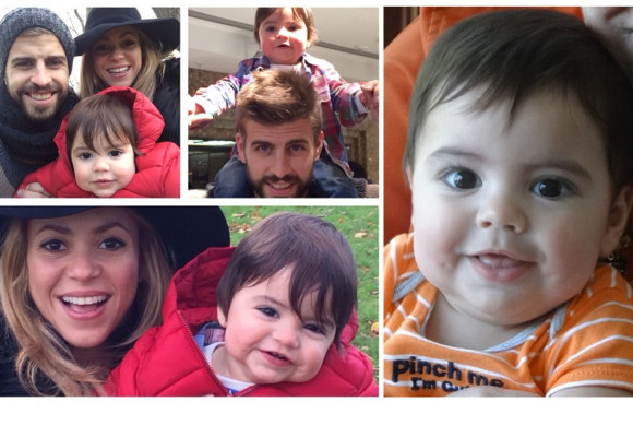 Shakira comparte nuevas fotos de Milan y Piqué