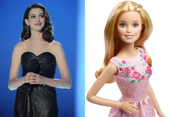 Anne Hathaway negocia para interpretar a Barbie en el cine