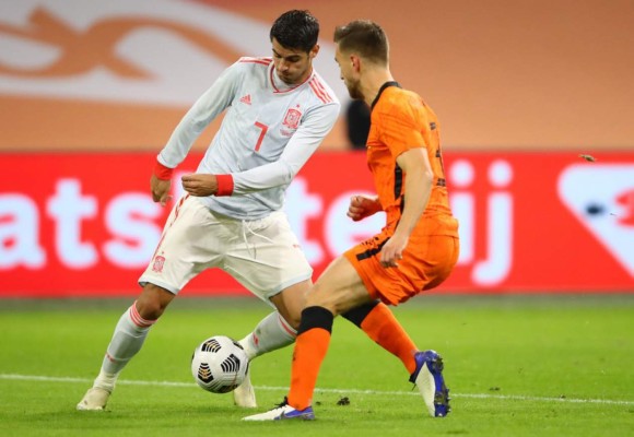 Video: Holanda y España empataron en partido amistoso