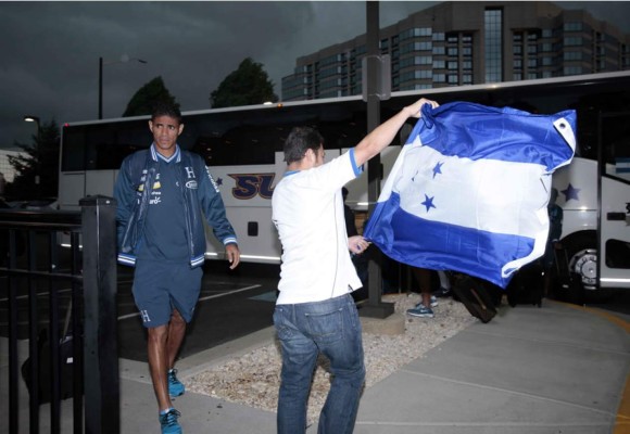 Selección de Honduras llegó a Washington para amistoso ante Turquía