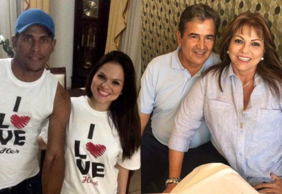 Esposas de Costly y Pinto también han tenido sus diferencias