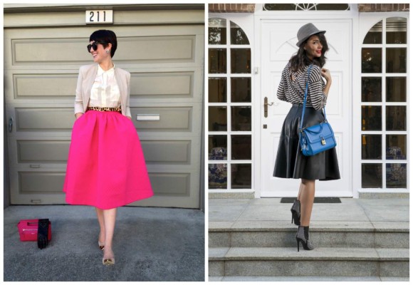 Faldas Midi, porque así les encantan