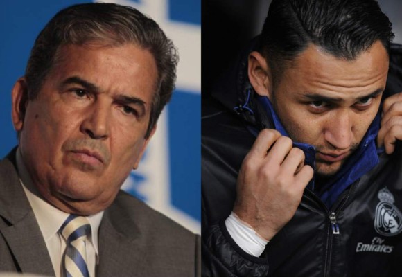 Jorge Luis Pinto cuestiona a Keylor Navas
