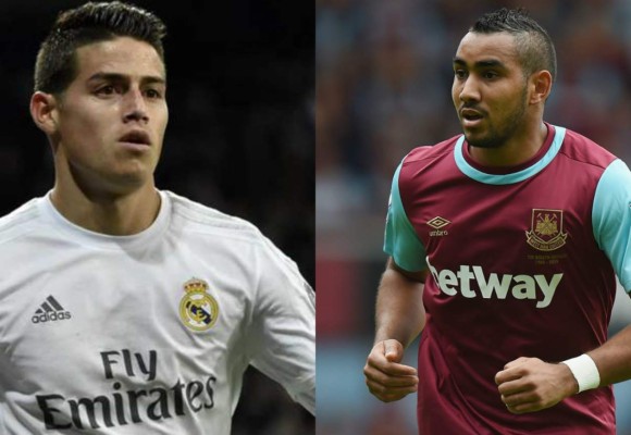 Francés Payet suena como reemplazo de James en Real Madrid