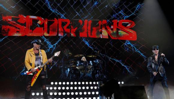 Actuación del grupo alemán de 'heavy metal' Scorpions en una imagen de archivo.