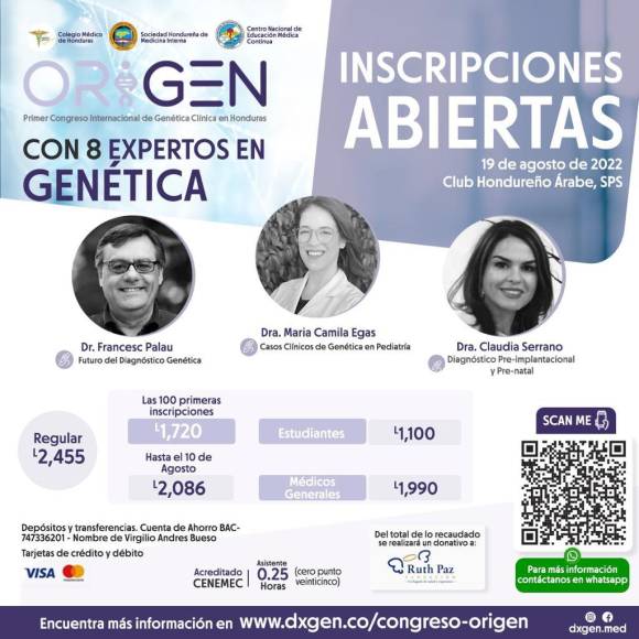 Origen será el primer congreso internacional de Genética