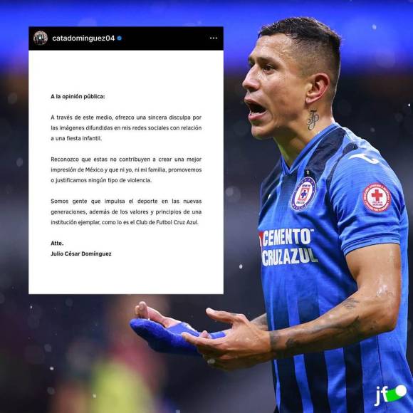Tras la polémica, “Cata” Domínguez tuvo que salir al paso y mediante comunicado ofreció disculpas por lo ocurrido.