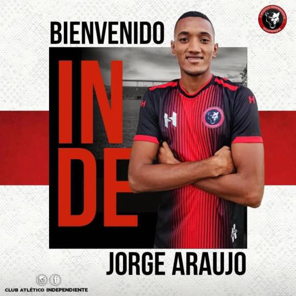 El Independiente de Siguatepeque anunció el fichaje del mediocampista colombiano Jorge Araujo. 