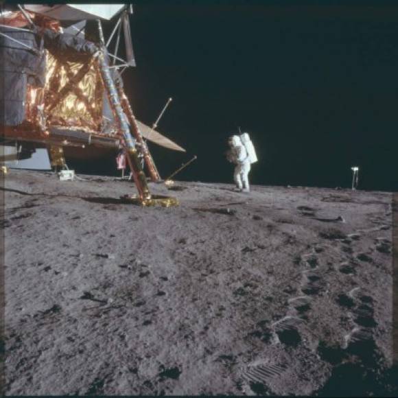En julio de 1969 tres astronautas llegaron a la Luna.