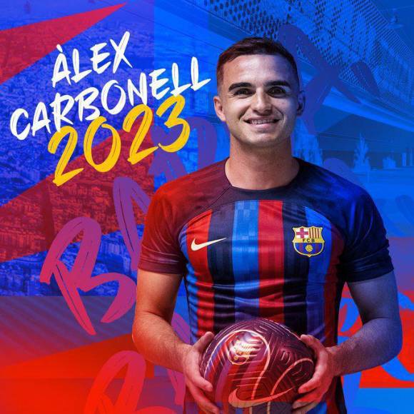 OFICIAL: Fichaje para el filial del Barcelona. El centrocampista Àlex Carbonell, de 24 años, llega a la escuadra del Barça Atlètic, que ahora dirige el mexicano Rafa Márquez.