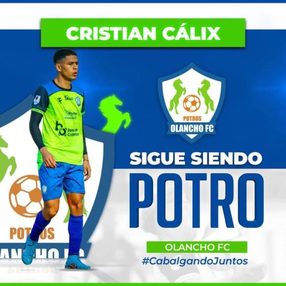 Los Potros anunciaron la renovación del mediocampista Cristian Cálix.