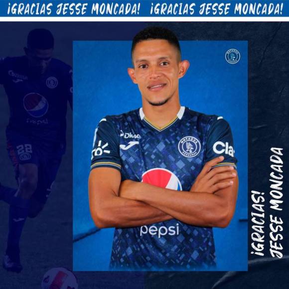 El Motagua anunció la salida del mediocampista Jesse Moncada.