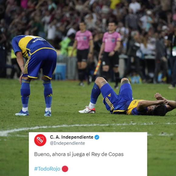 El Club Atlético Independiente se burló de Boca Juniors en las redes sociales tras la derrota del Xeneize en la final de la Copa Libertadores contra Fluminense. “Bueno, ahora si juega el Rey de Copas”, escribieron. ¿Por qué?