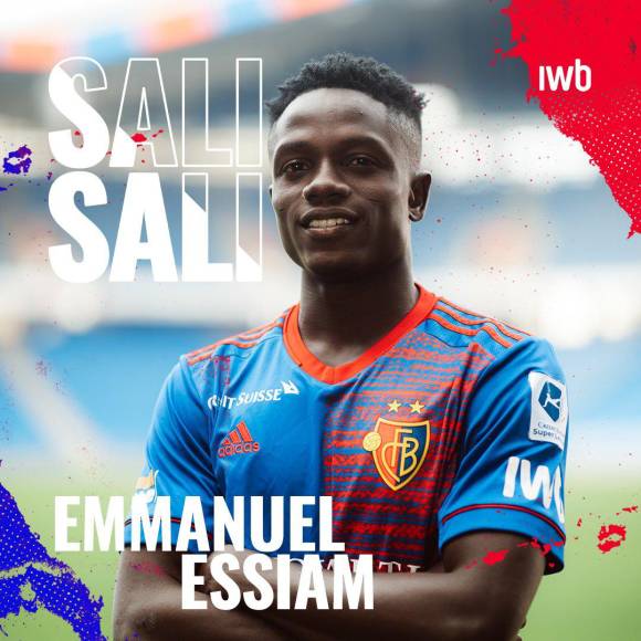 El Basilea ha fichado al mediocentro ghanés Emmanuel Essiam . Firma hasta junio de 2026.